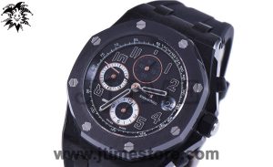 Royal Oak Offshore 26205AU "GINZA 7" Forged Carbon JF Best Edition on Rubber Strap A3126 V2