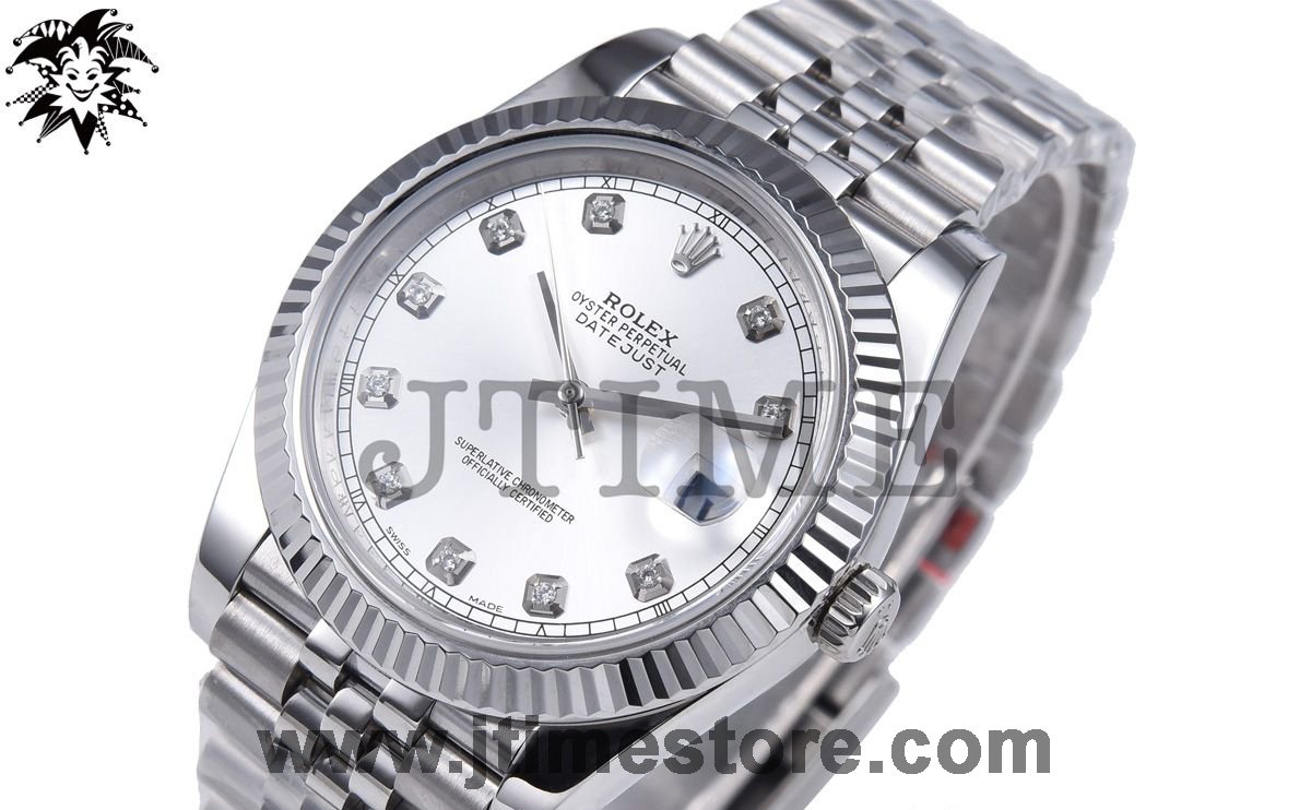 DateJust 41MM oyster perpetual white dial 126334