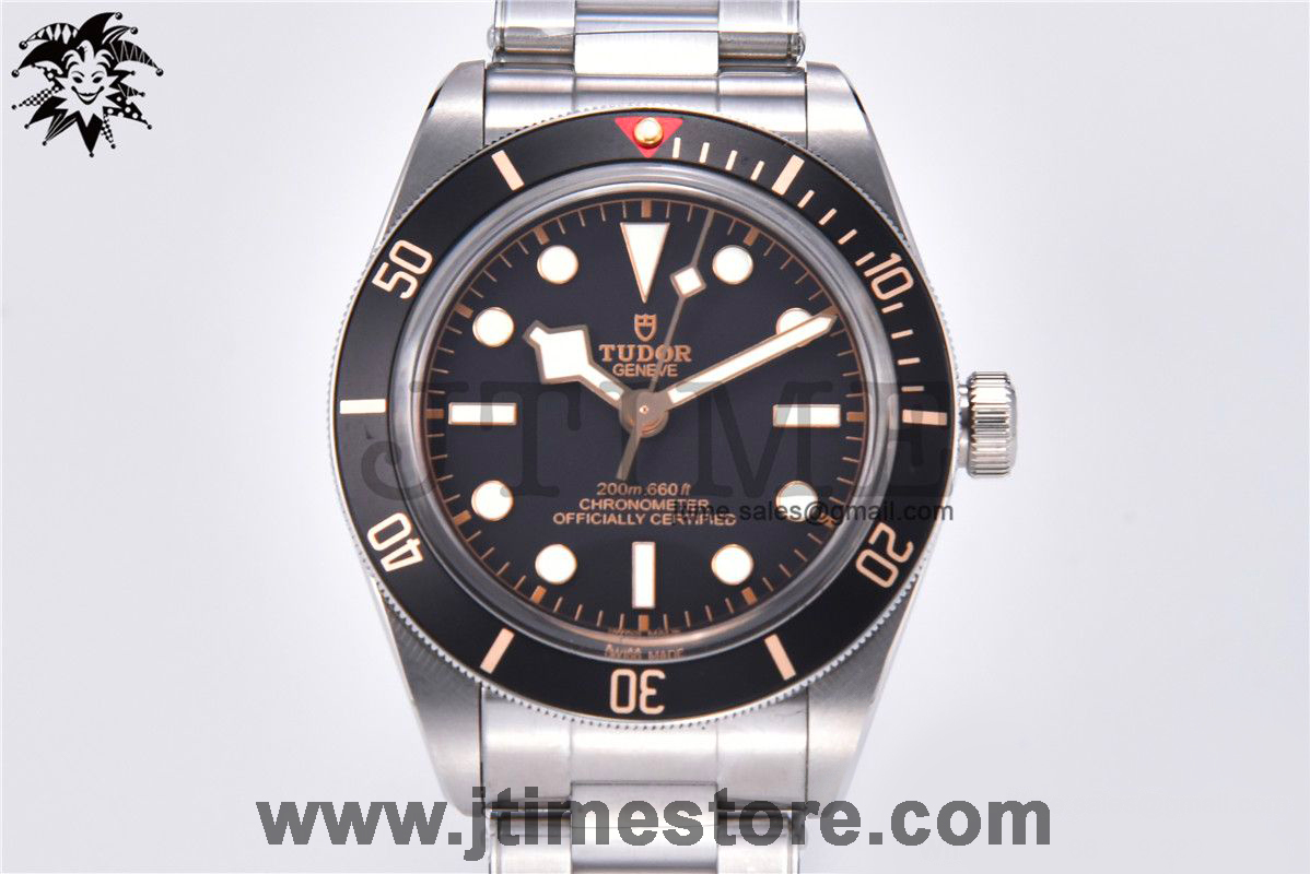 Black Bay Fifty Eight 39mm SS ZF 1:1 Best Edition Black Dial on SS Bracelet A2824 - Image 3