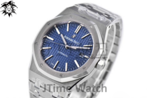 Royal Oak 41mm 15400 SS ZF 1:1 Best Edition Blue Textured Dial on SS Bracelet A3120