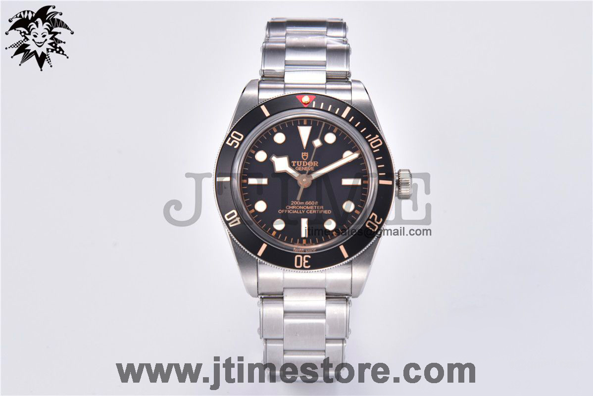 Black Bay Fifty Eight 39mm SS ZF 1:1 Best Edition Black Dial on SS Bracelet A2824 - Image 2