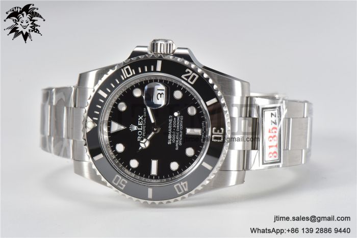 Submariner 116610 LN Black Ceramic ZZF VR3135 V3 - Image 3