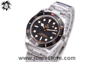 Black Bay Fifty Eight 39mm SS ZF 1:1 Best Edition Black Dial on SS Bracelet A2824