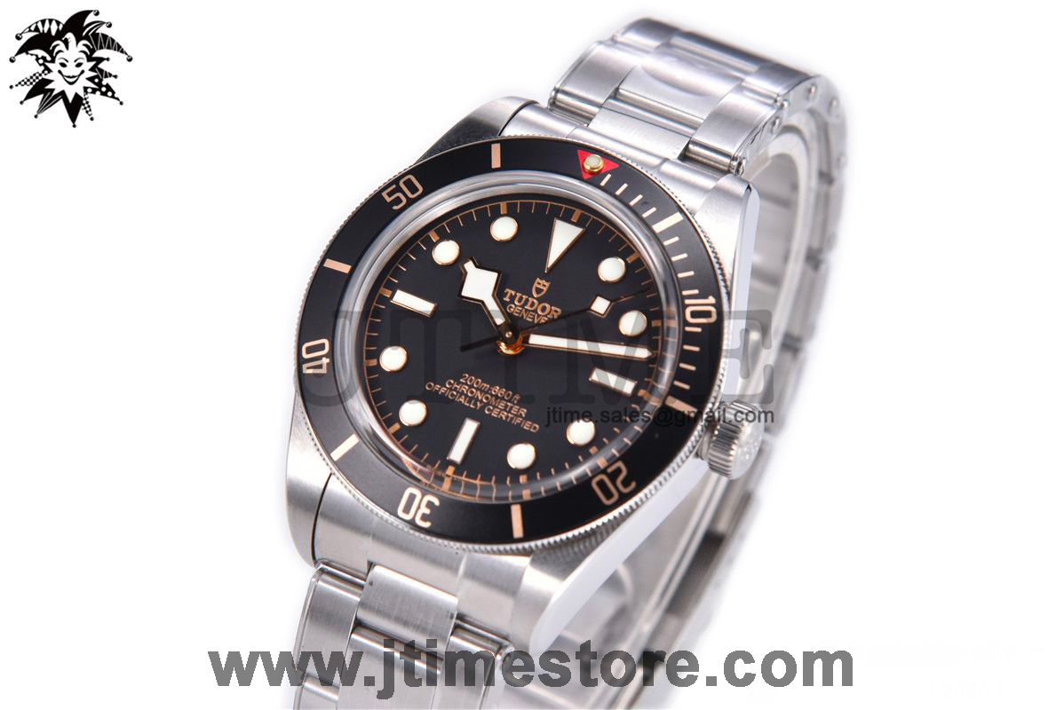 Black Bay Fifty Eight 39mm SS ZF 1:1 Best Edition Black Dial on SS Bracelet A2824