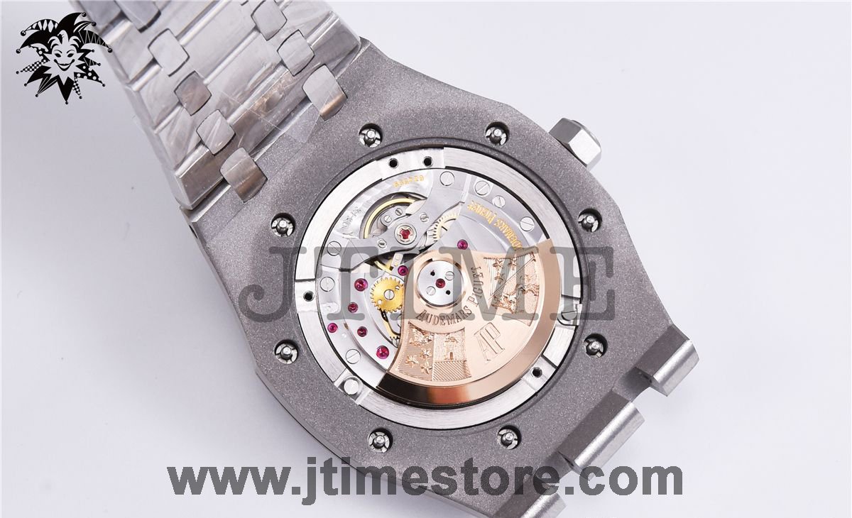 Royal Oak 41mm 15400 SS JF 1:1 Best Edition White Textured Dial on SS Bracelet A3120 V3 - Image 12