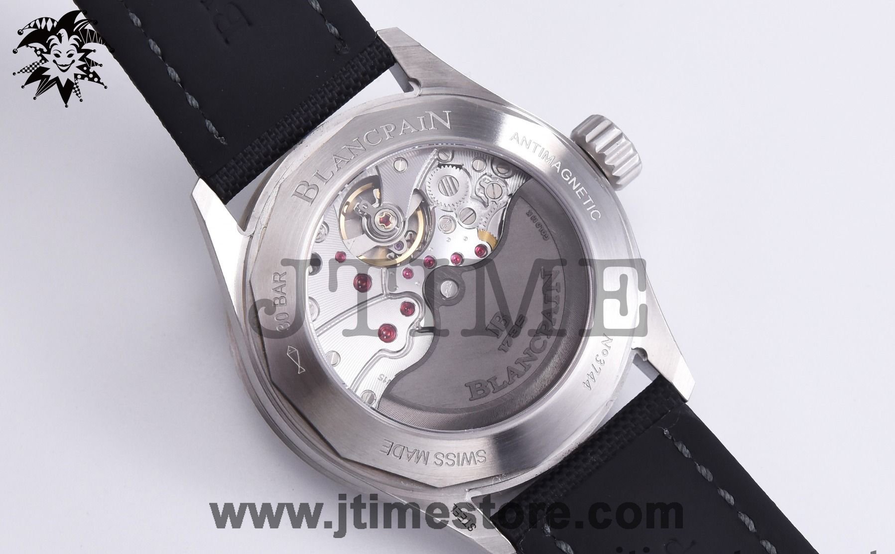 Fifty Fathoms 5071 Bathyscaphe 43mm SS ZF 1:1 Best Edition Gray Dial on Sail-canvas Strap A1315 - Image 8
