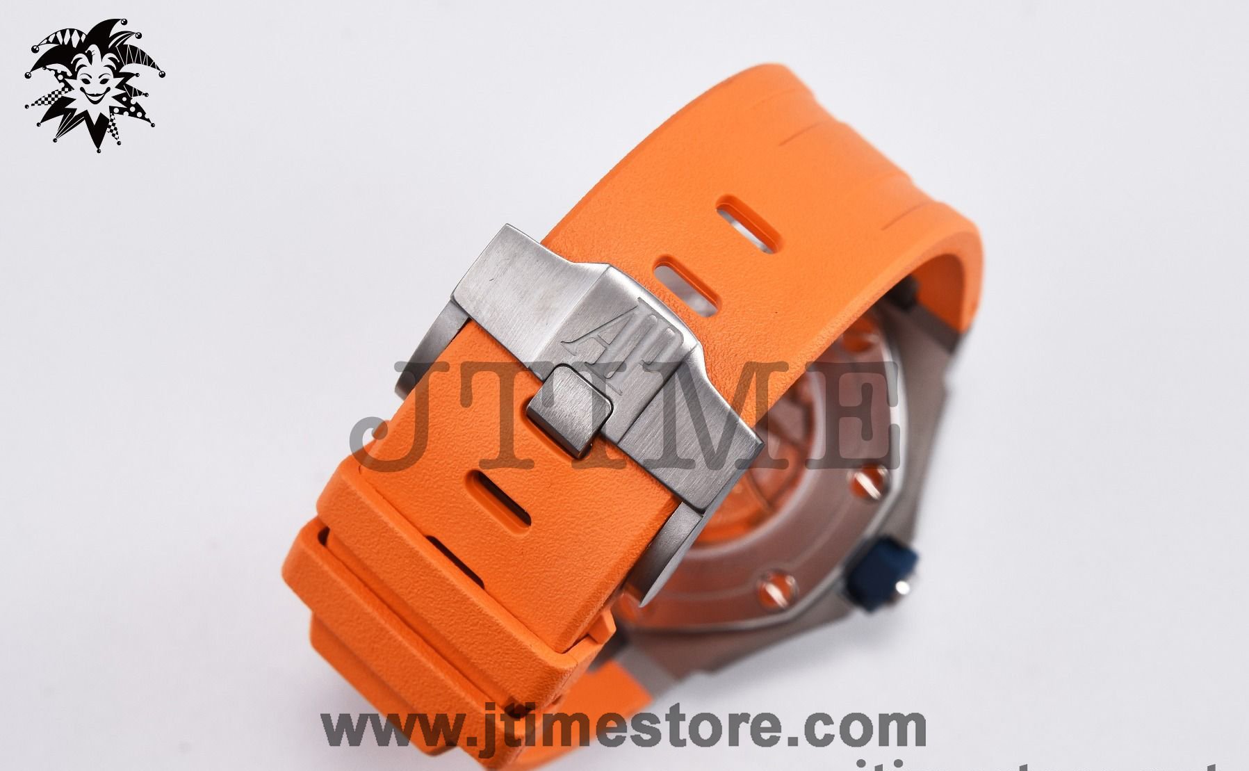Royal Oak Offshore Diver 2017 Orange 15710 JF 1:1 Best Edition on XS Orange Rubber Strap A3120 - Image 9