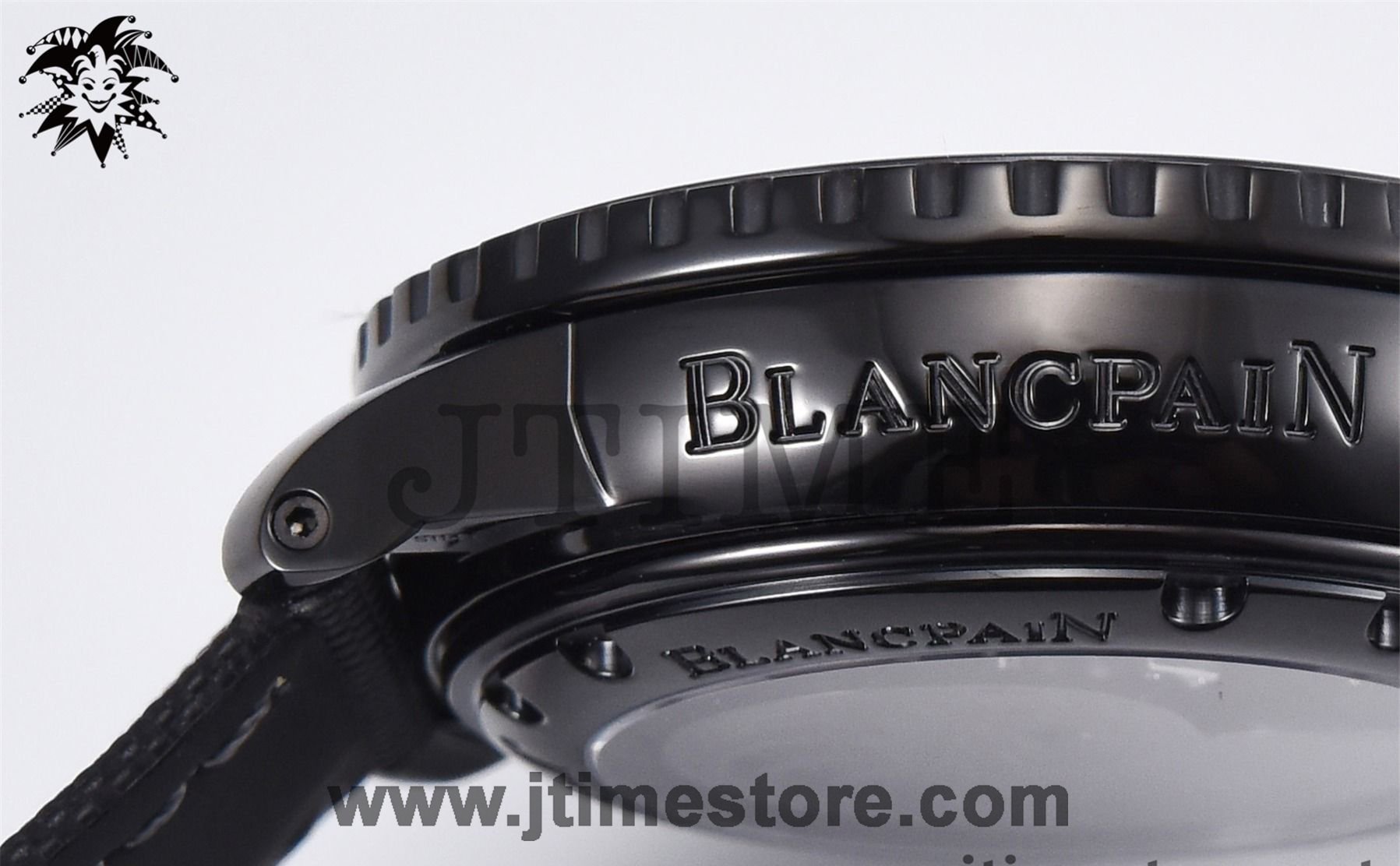 Fifty Fathoms PVD 5015 Dark Knight ZF 1:1 Best Edition Black Dial on Sail-canvas Strap A1315 - Image 7