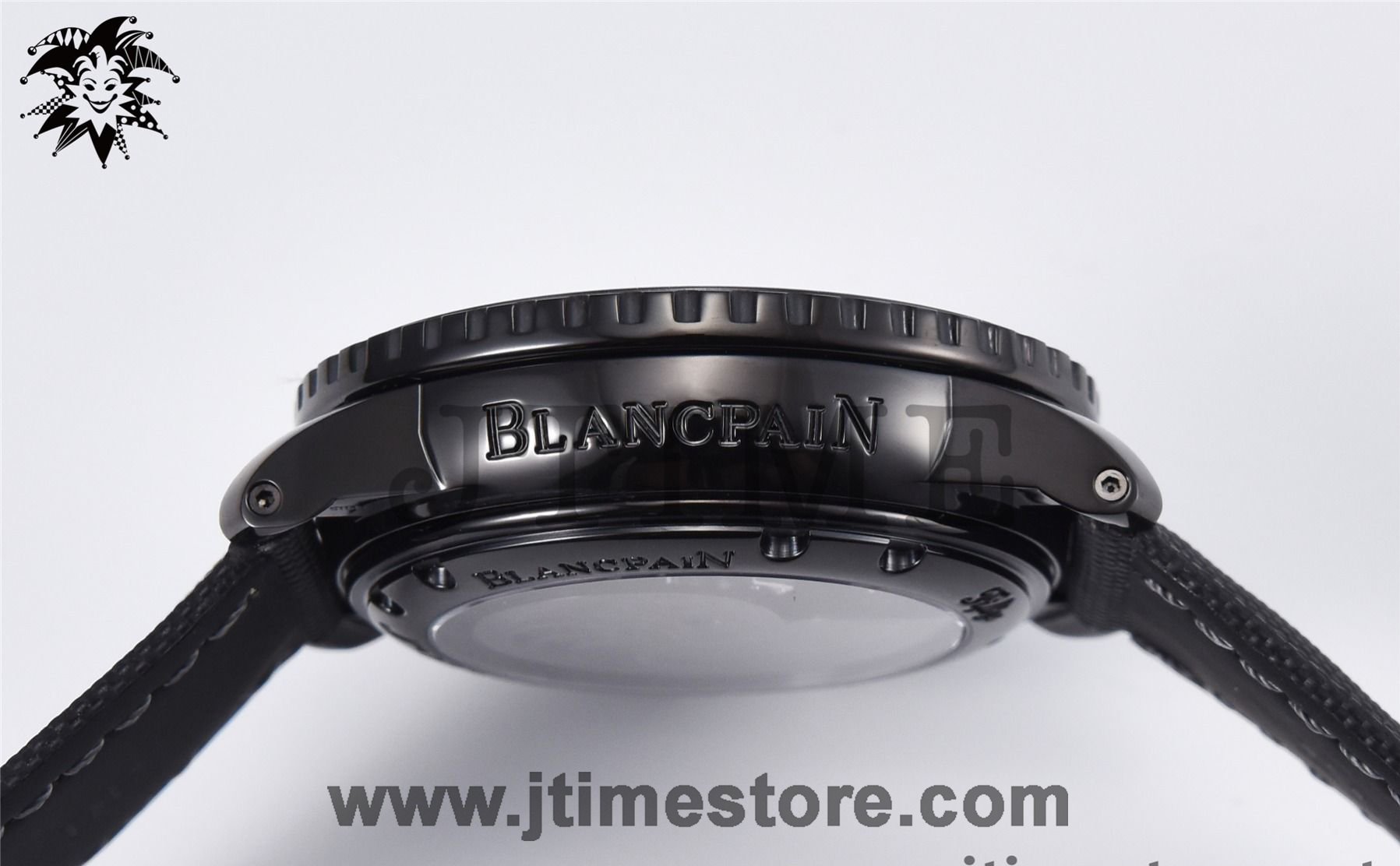 Fifty Fathoms PVD 5015 Dark Knight ZF 1:1 Best Edition Black Dial on Sail-canvas Strap A1315 - Image 6