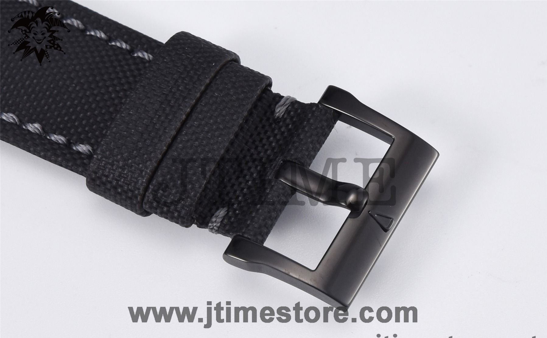 Fifty Fathoms PVD 5015 Dark Knight ZF 1:1 Best Edition Black Dial on Sail-canvas Strap A1315 - Image 8