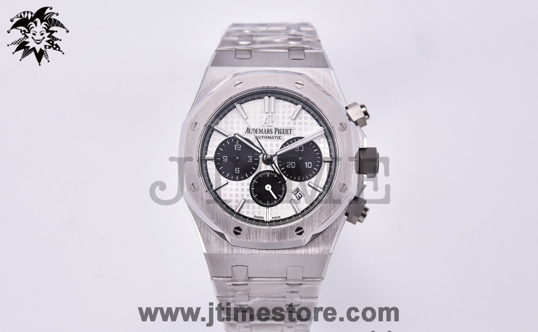 Royal Oak Chrono 26331ST SS OMF 1:1 Best Edition White/Black Dial on SS Bracelet A7750 - Image 3