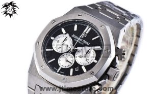Royal Oak Chrono 26331ST SS OMF 1:1 Best Edition Black/White Dial on SS Bracelet A7750