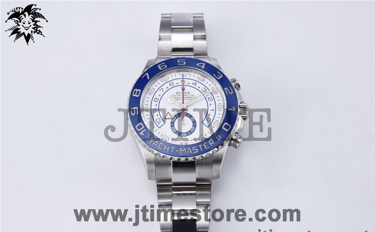 YachtMaster II 2017 Baselworld 116680 SS Blue Ceramic - Image 4