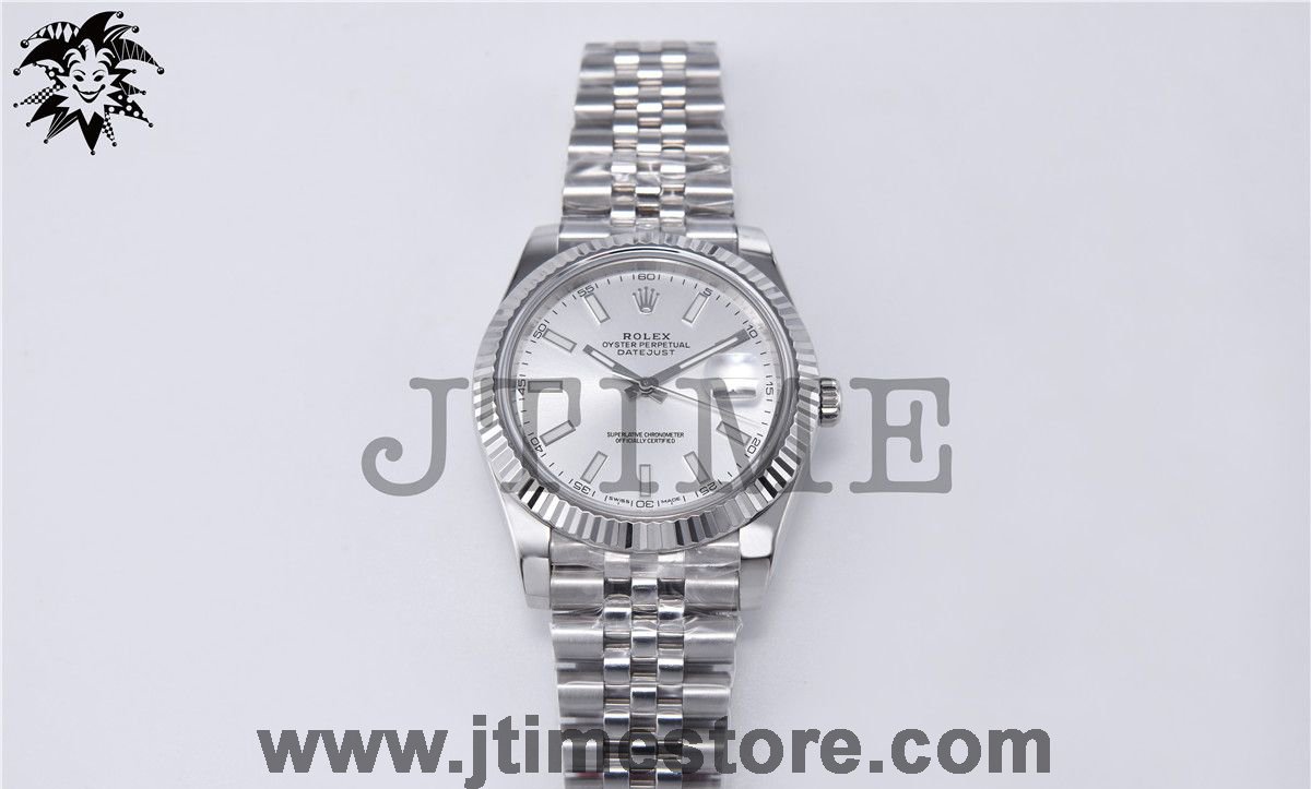 DateJust 41MM white dial 126300 - Image 4