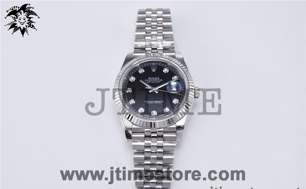 DateJust 41MM oyster perpetual black dial 126334 - Image 3