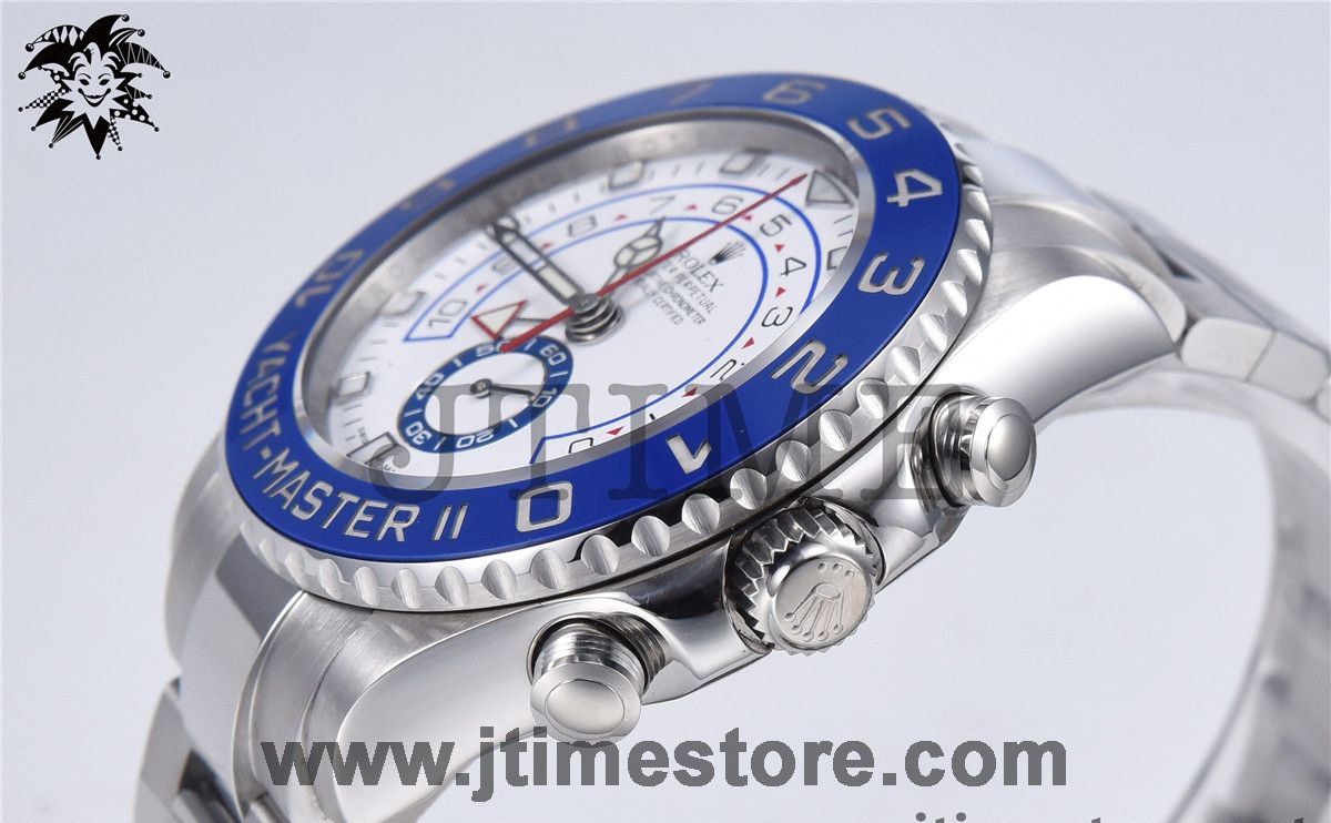 YachtMaster II 2017 Baselworld 116680 SS Blue Ceramic - Image 6