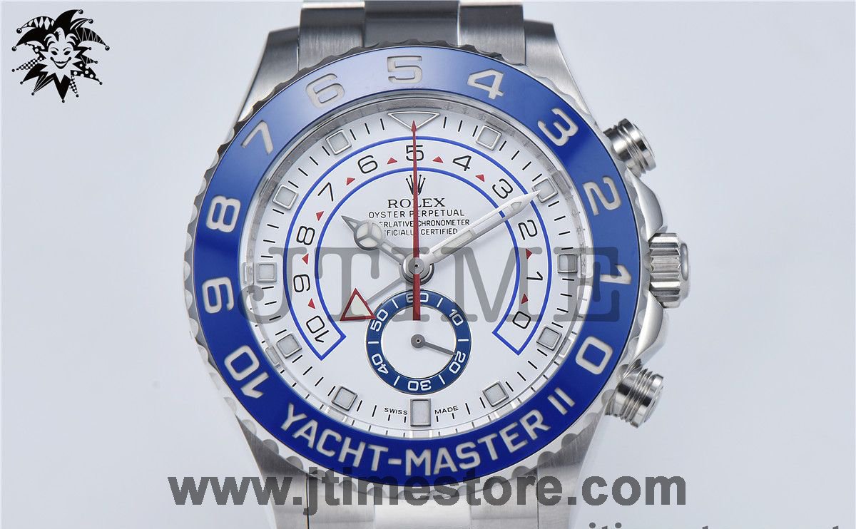 YachtMaster II 2017 Baselworld 116680 SS Blue Ceramic - Image 3