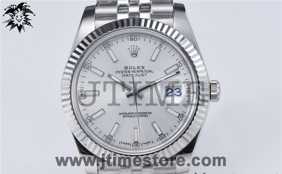 DateJust 41MM white dial 126300 - Image 3