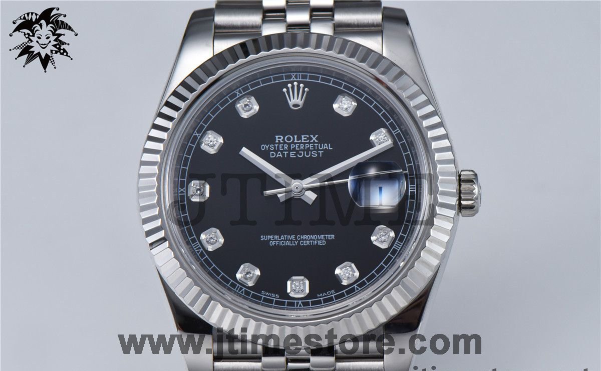 DateJust 41MM oyster perpetual black dial 126334 - Image 13