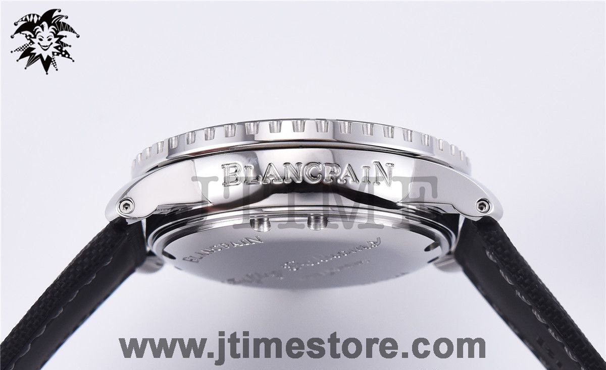 Fifty Fathoms 5015 SS Black ZF 1:1 Best Edition Black Dial on Sail-canvas Strap A2836 - Image 6