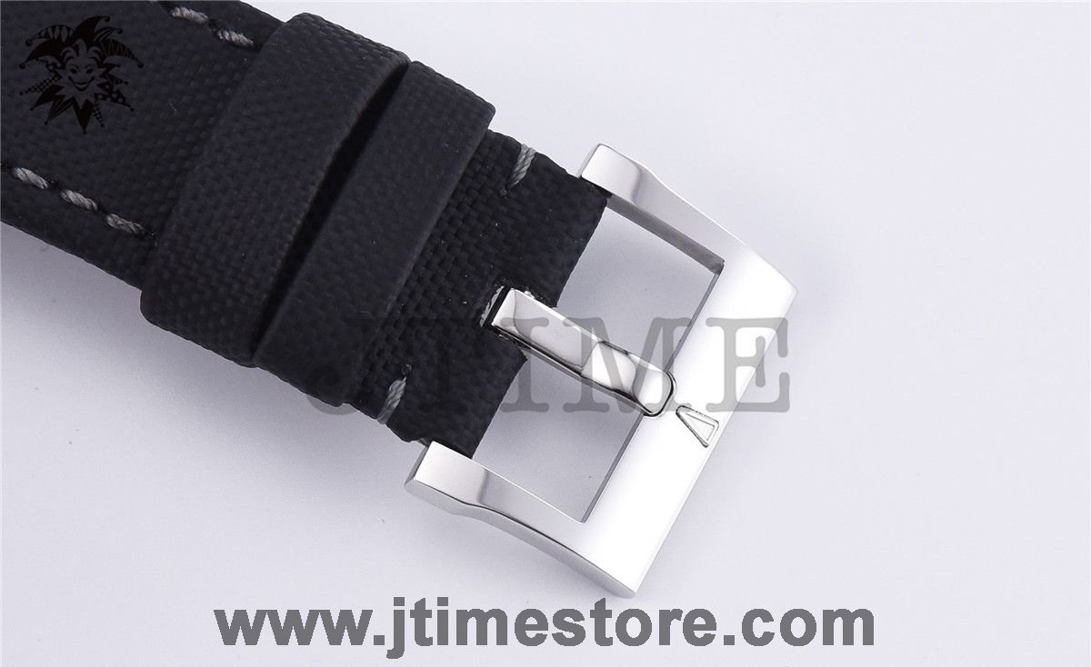 Fifty Fathoms 5015 SS Black ZF 1:1 Best Edition Black Dial on Sail-canvas Strap A2836 - Image 7