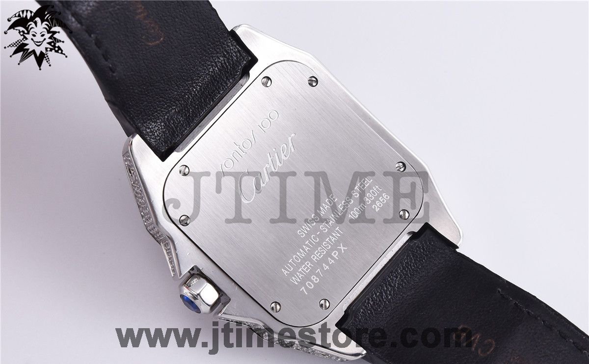 Santos 100 38mm Diamond Paved - Image 7