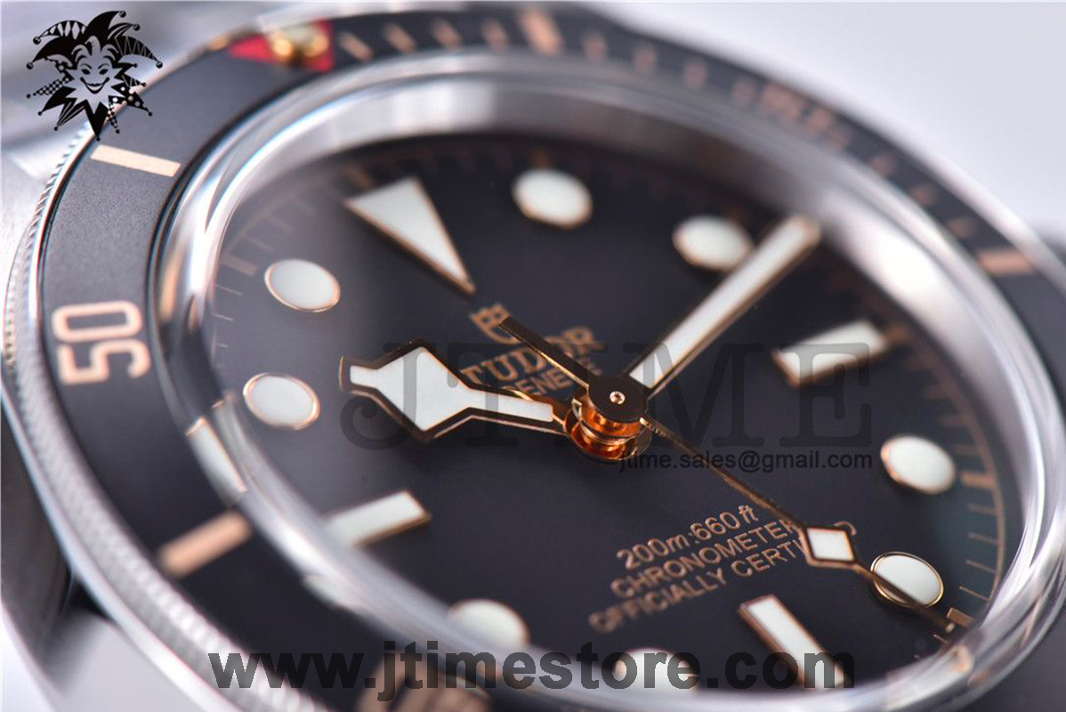Black Bay Fifty Eight 39mm SS ZF 1:1 Best Edition Black Dial on SS Bracelet A2824 - Image 5
