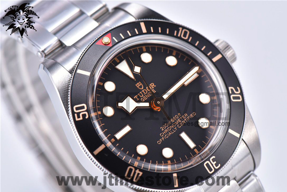 Black Bay Fifty Eight 39mm SS ZF 1:1 Best Edition Black Dial on SS Bracelet A2824 - Image 7