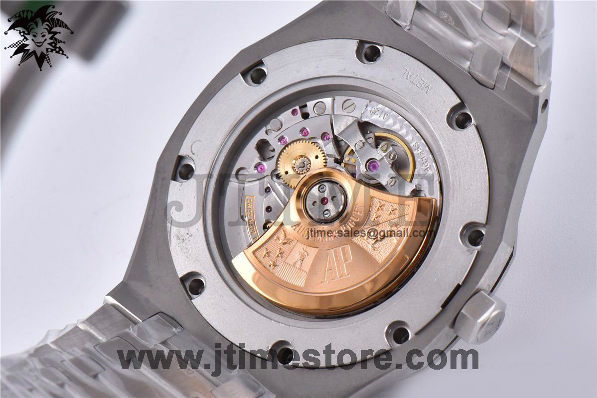 Royal Oak 41mm 15400 SS ZF 1:1 Best Edition Gray Textured Dial on SS Bracelet A3120 (Free Box) - Image 7