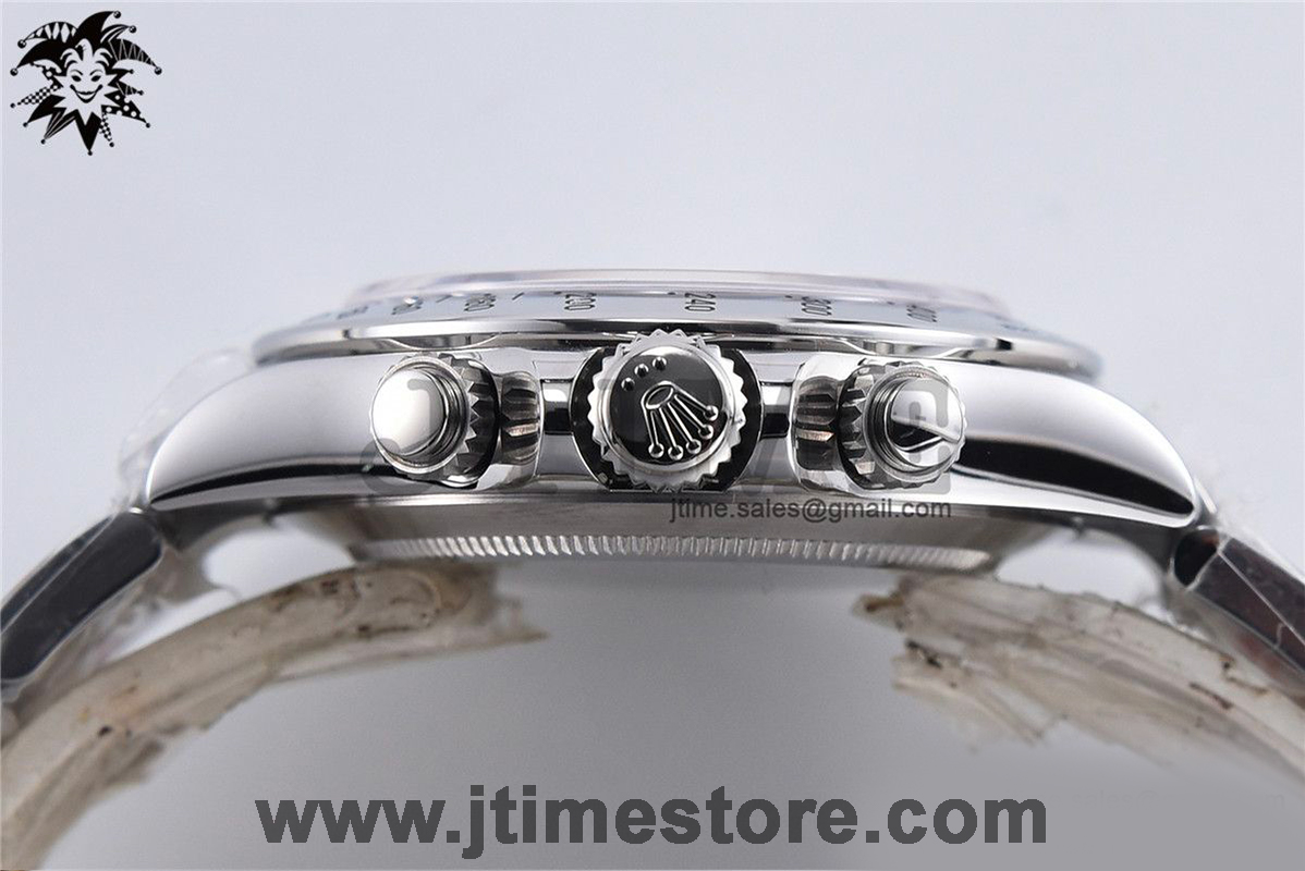 Daytona 116520 Noob 1:1 Best Edition 904L SS Case and Bracelet White Dial SA4130 - Image 4