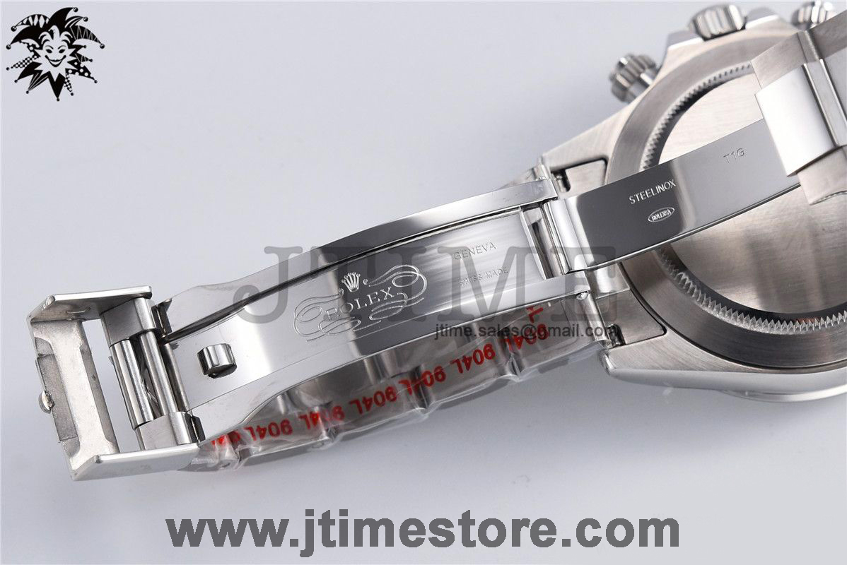 Daytona 116520 Noob 1:1 Best Edition 904L SS Case and Bracelet White Dial SA4130 - Image 6