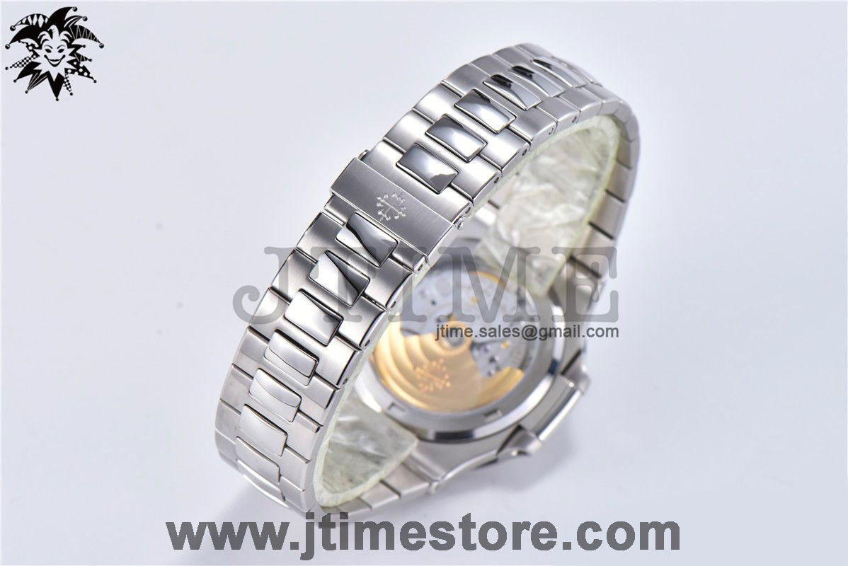 Nautilus 5711/1A 3KF 1:1 Best Edition Blue Textured Dial on SS Bracelet A324 Super Clone - Image 10