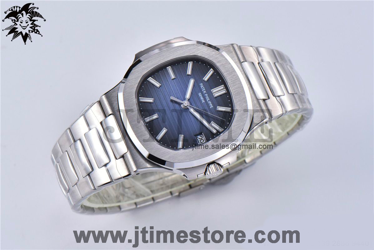 Nautilus 5711/1A 3KF 1:1 Best Edition Blue Textured Dial on SS Bracelet A324 Super Clone - Image 3