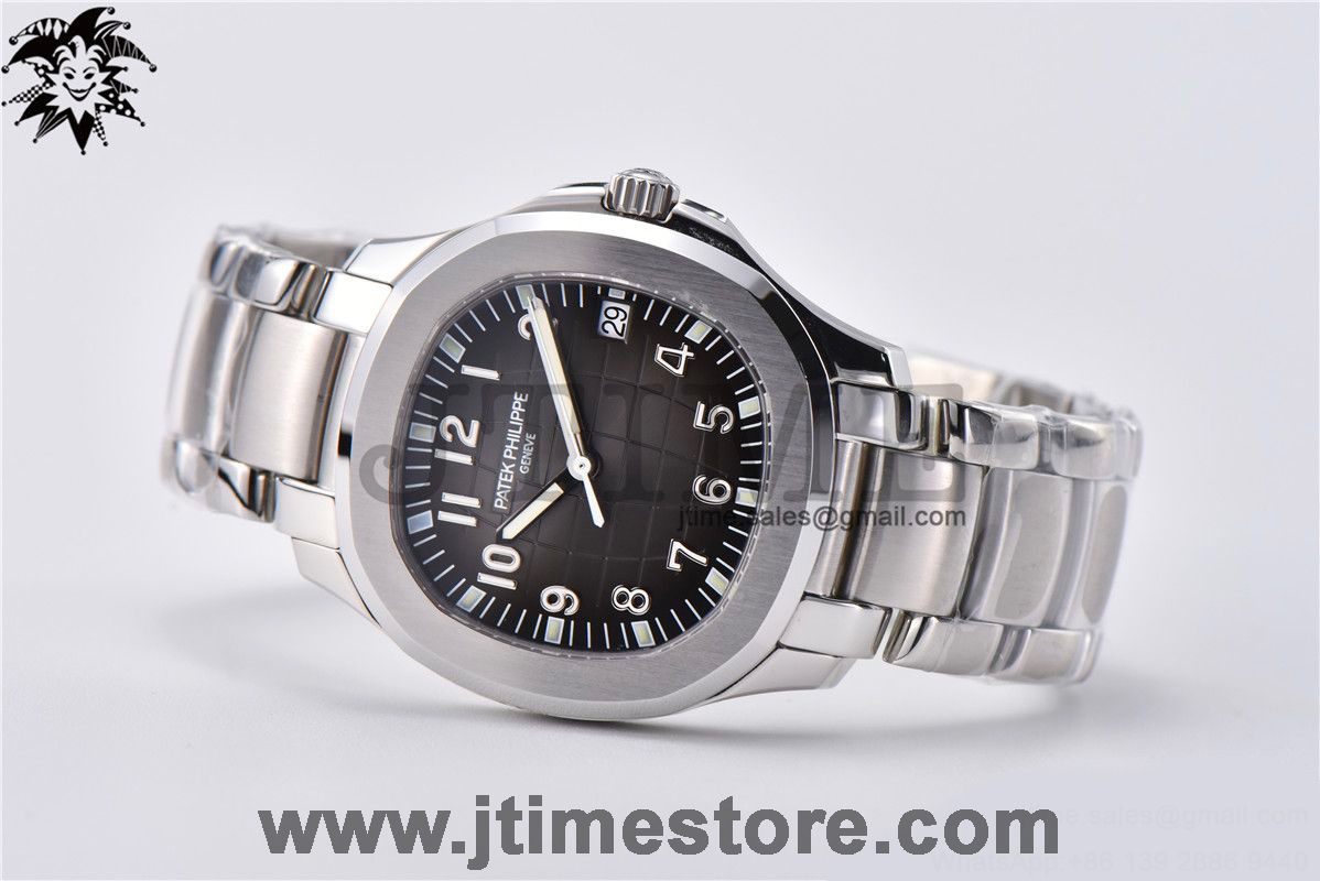 Aquanaut 5167 SS 3KF Best Edition Black Dial on SS Bracelet A324 Super Clone - Image 5