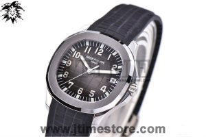 Aquanaut 5167 SS 3KF Best Edition Black Dial on Black Rubber Strap A324 Super Clone