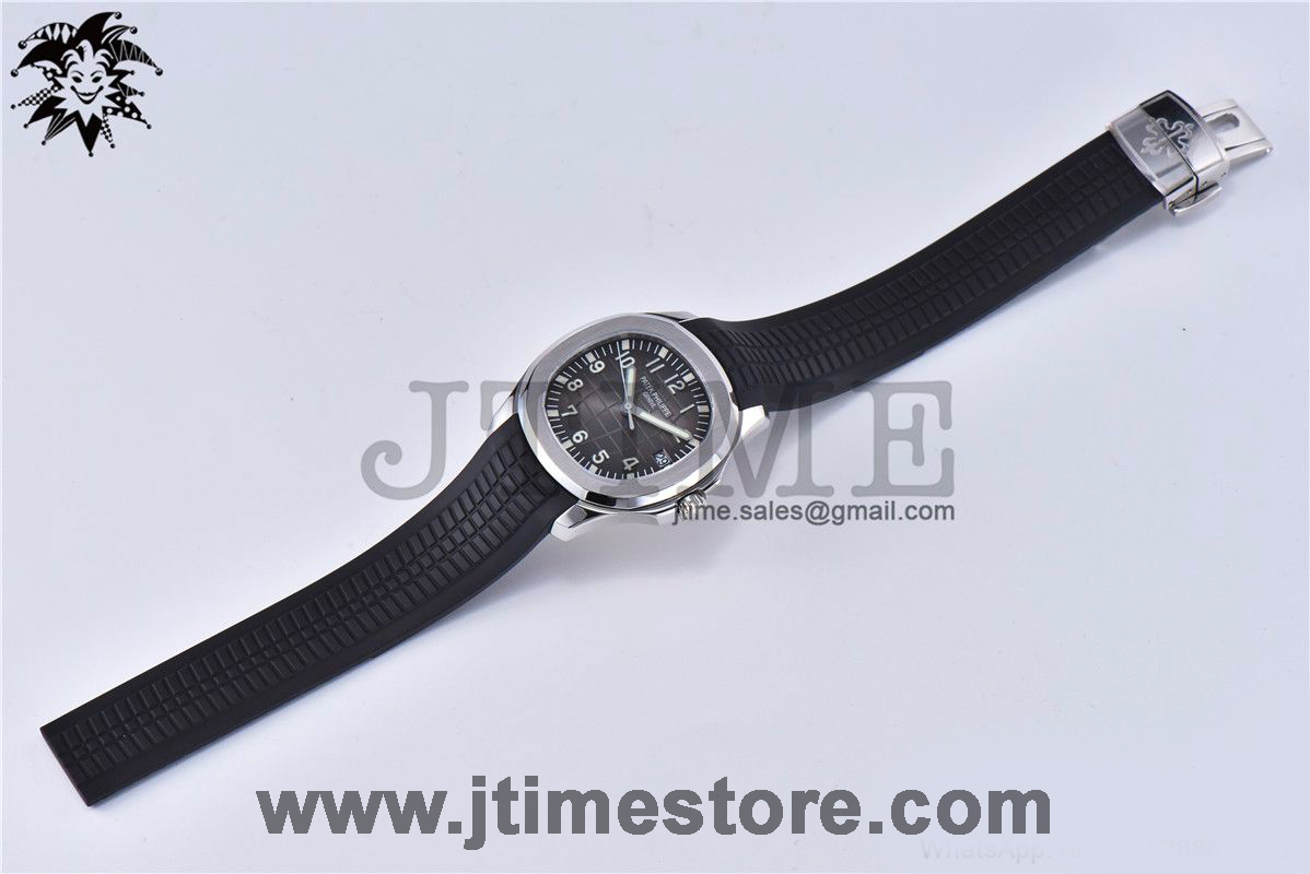 Aquanaut 5167A SS ZF 1:1 Best Edition Black Dial on Black Rubber Strap 324CS (Free box) - Image 5