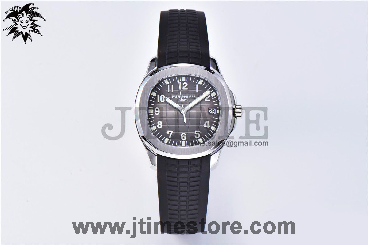 Aquanaut 5167A SS ZF 1:1 Best Edition Black Dial on Black Rubber Strap 324CS (Free box) - Image 2