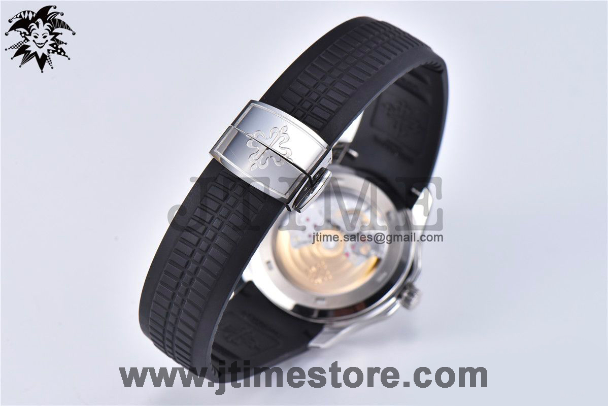 Aquanaut 5167A SS ZF 1:1 Best Edition Black Dial on Black Rubber Strap 324CS (Free box) - Image 6
