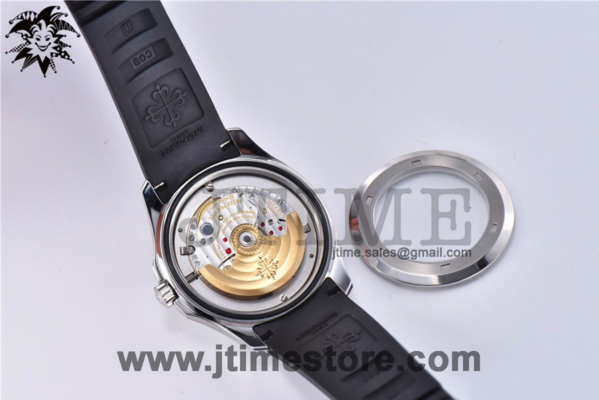 Aquanaut 5167A SS ZF 1:1 Best Edition Black Dial on Black Rubber Strap 324CS (Free box) - Image 9