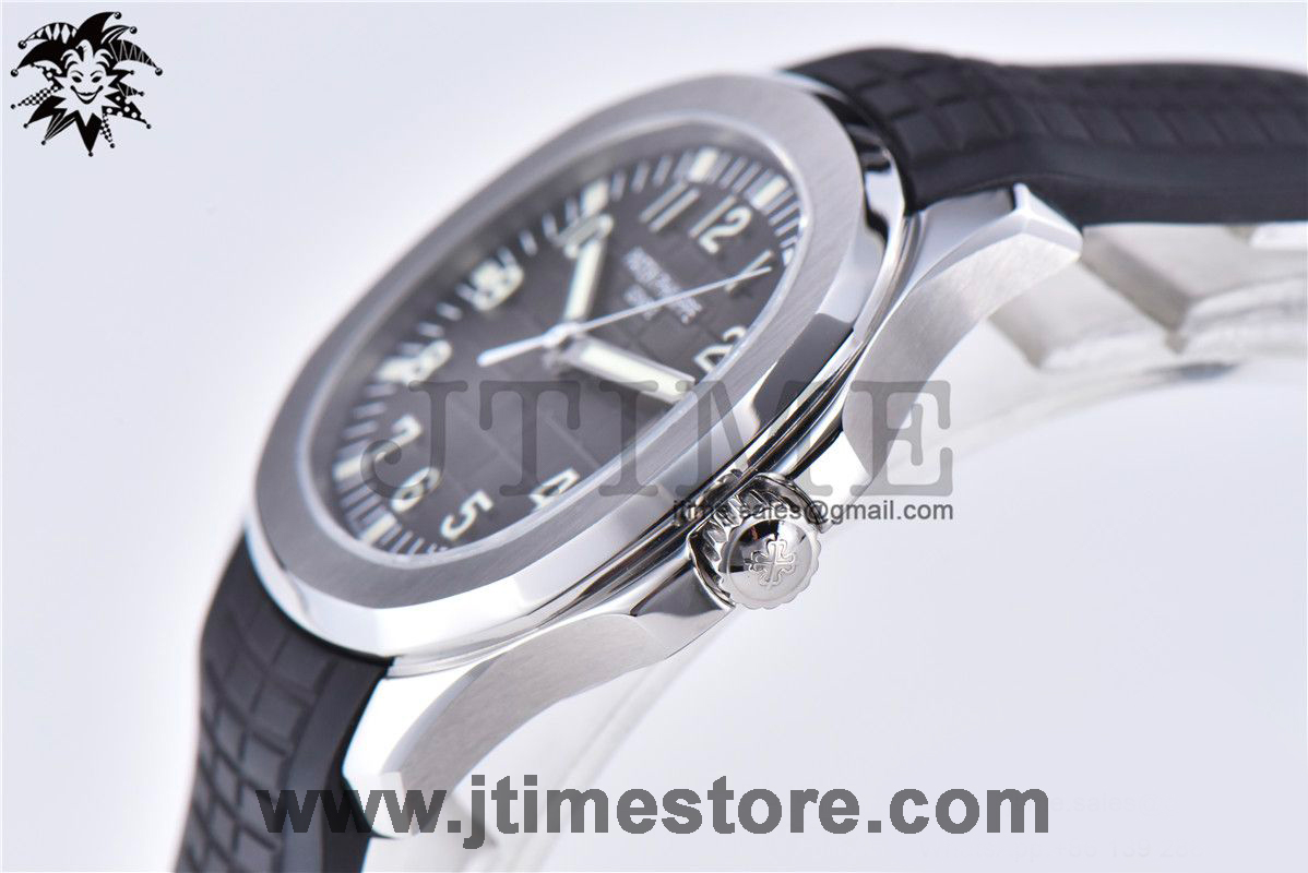 Aquanaut 5167A SS ZF 1:1 Best Edition Black Dial on Black Rubber Strap 324CS (Free box) - Image 4