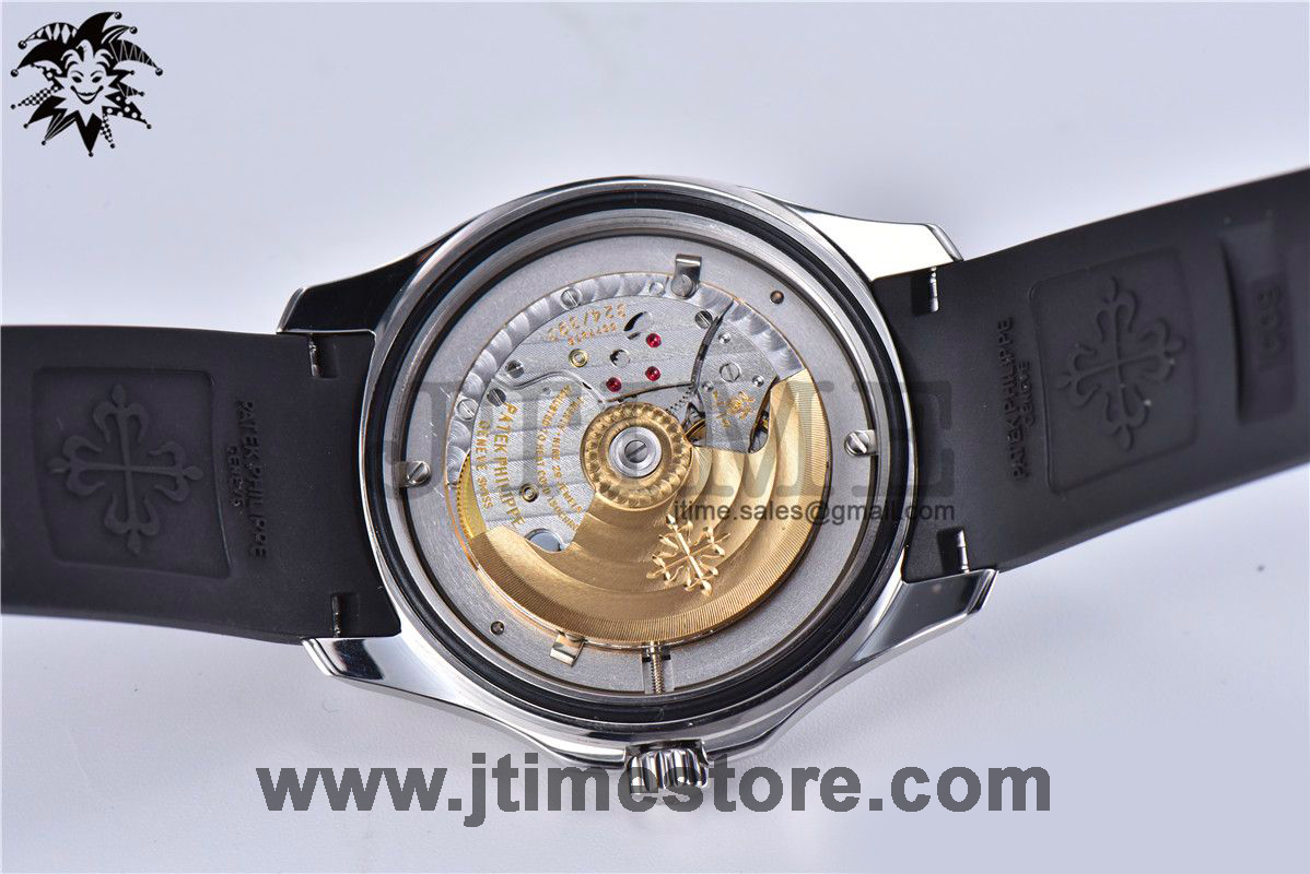 Aquanaut 5167A SS ZF 1:1 Best Edition Black Dial on Black Rubber Strap 324CS (Free box) - Image 8