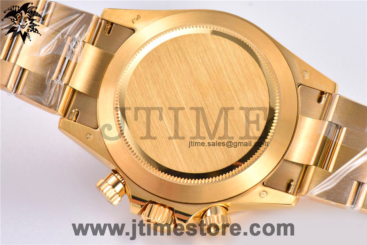 Daytona 116508 YG Noob 1:1 Best Edition 904L SS Case and Bracelet Gold/Black Dial SA4130 V3 - Image 4