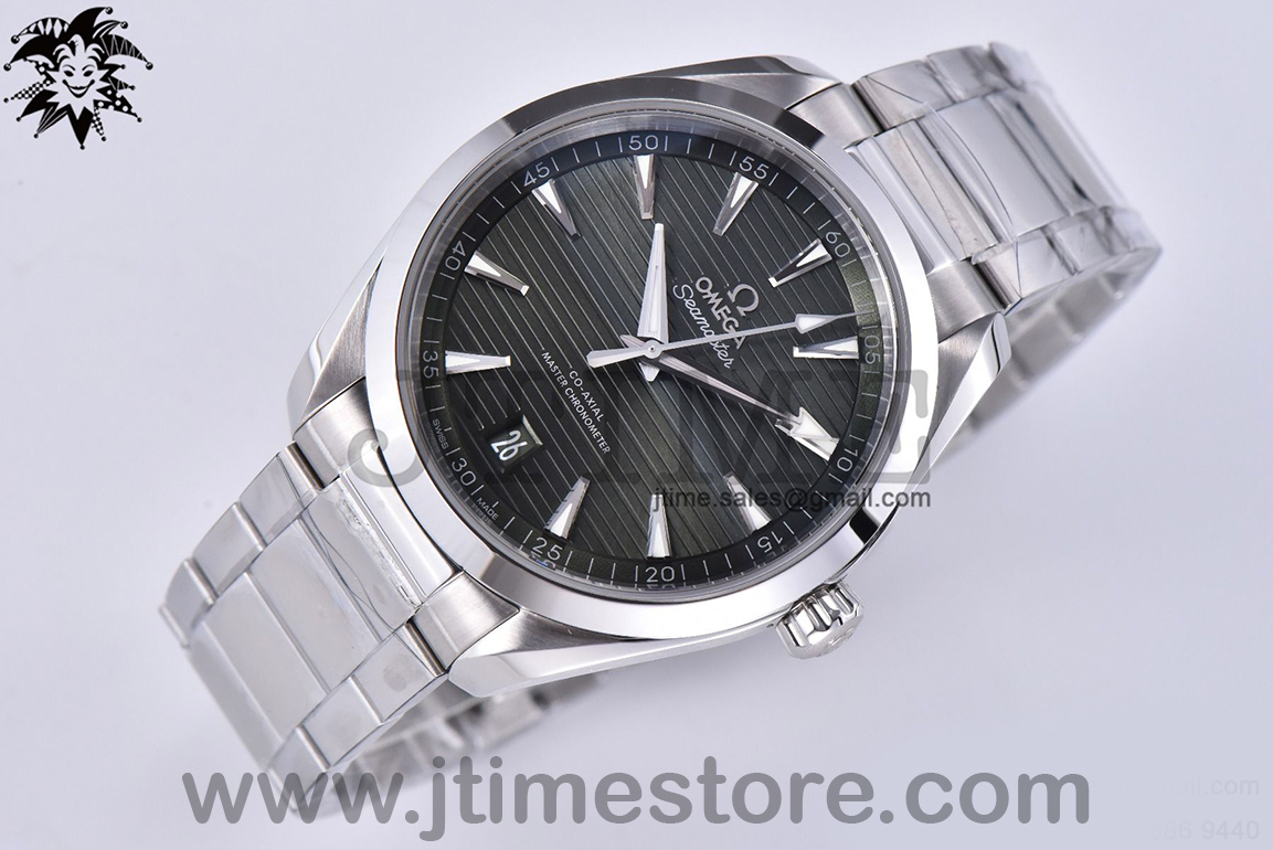 Aqua Terra 150M Master Chronometers VSF 1:1 Best Edition Green Dial on SS Bracelet A8900 Super Clone - Image 3