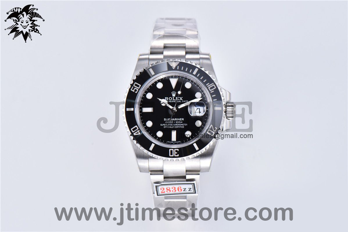Submariner 116610 LN Black Ceramic ZZF A2836 V2 - Image 2
