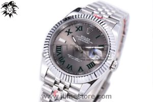 DateJust 41 SS 126334 GMF Best Edition 904L Steel Grey Dial Roman Markers on Jubilee Bracelet SA3235