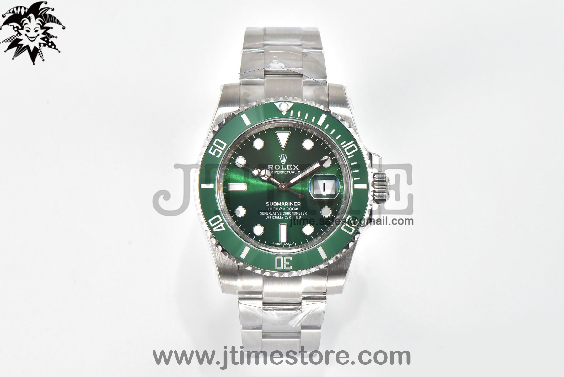 Submariner Hulk 116610 LV Green Ceramic 904L Steel VSF VS3135 - Image 4