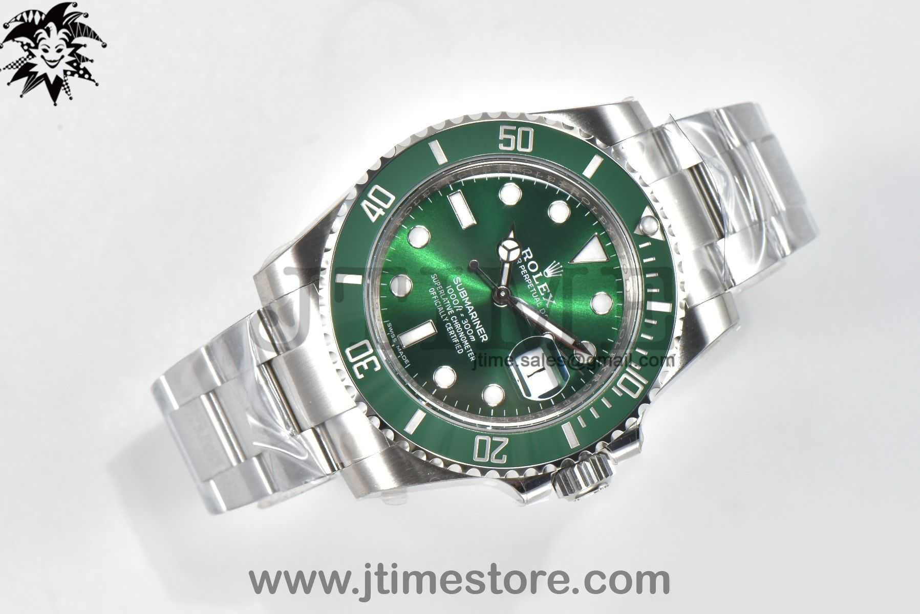 Submariner Hulk 116610 LV Green Ceramic 904L Steel VSF VS3135 - Image 3