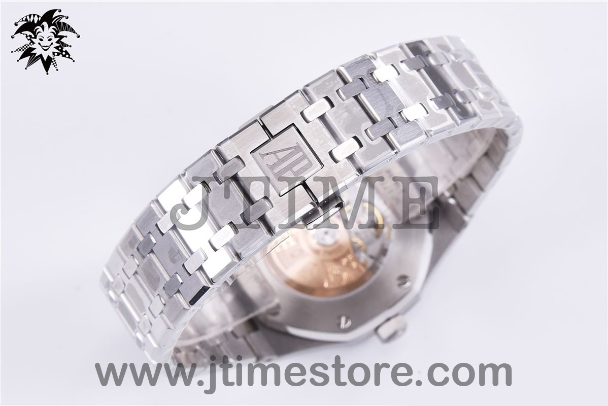 Royal Oak 37mm 15450 SS JF 1:1 Best Edition Black Dial on SS Bracelet A3120 - Image 9