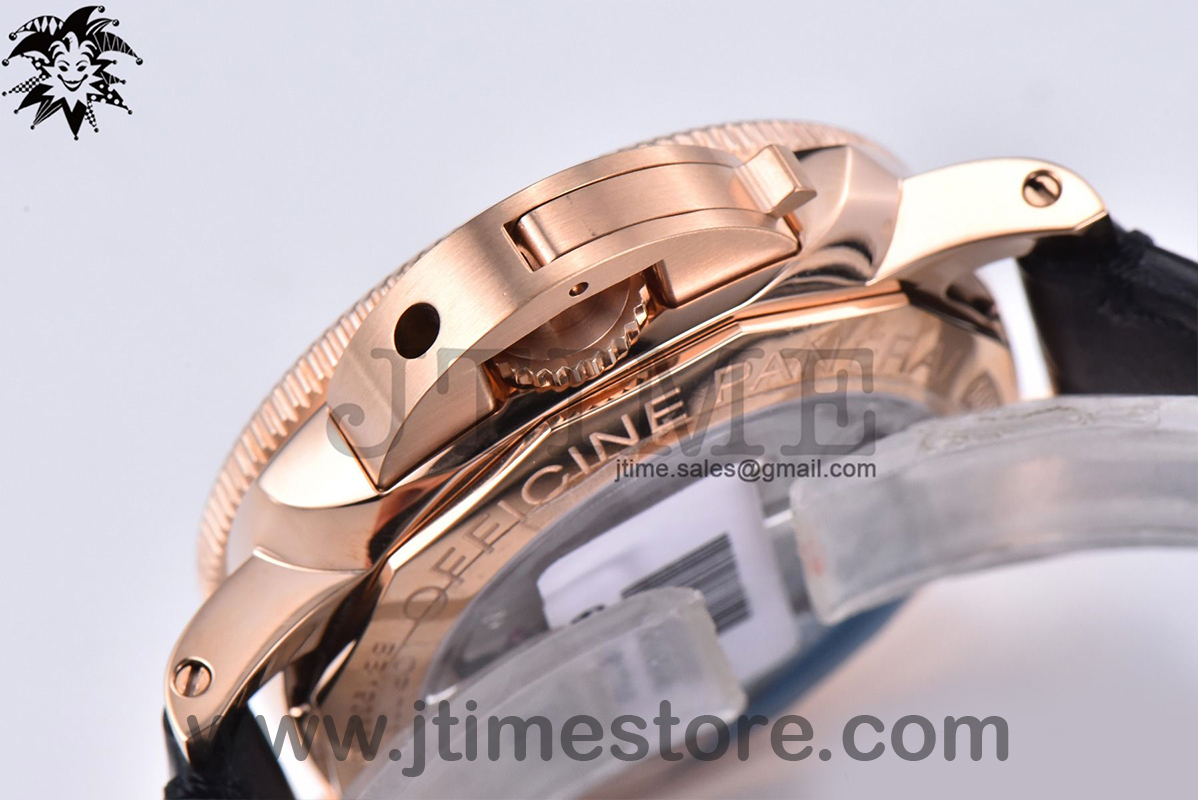 PAM974 Luminor Submersible RG VSF 1:1 Best Edition on Black Leather Strap AXXXIV - Image 6