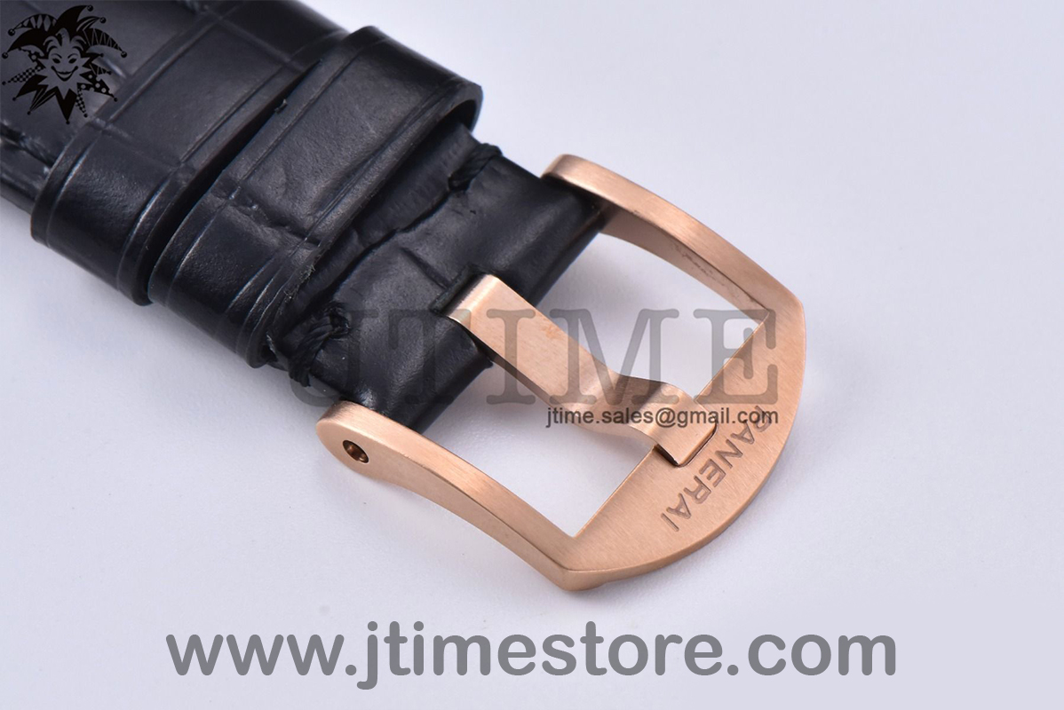 PAM974 Luminor Submersible RG VSF 1:1 Best Edition on Black Leather Strap AXXXIV - Image 8